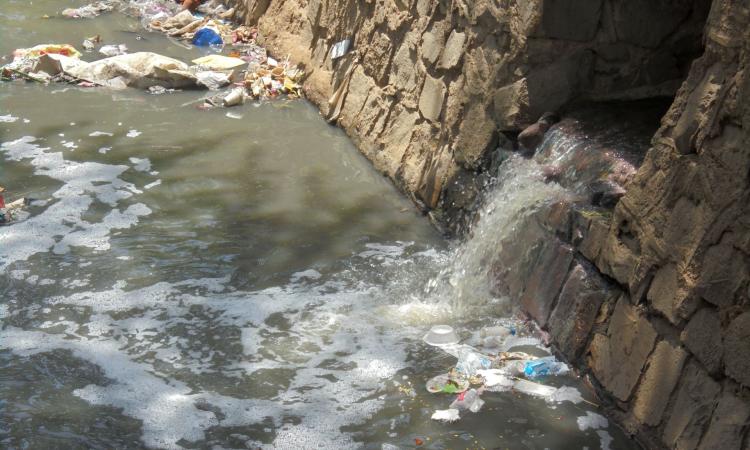 Open drains in Alwar (Image Source: IWP Flickr photos)