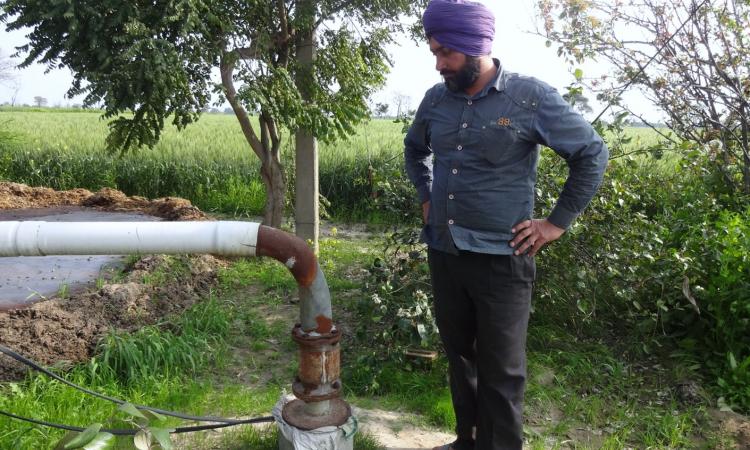 A dried borewell in Punjab (Image Source: IWP Flickr photos)