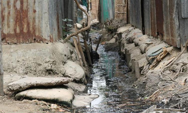 Open drains, harbingers of illhealth. Image for representation only (Image Source: SuSanA Secretariat via Wikimedia Commons)