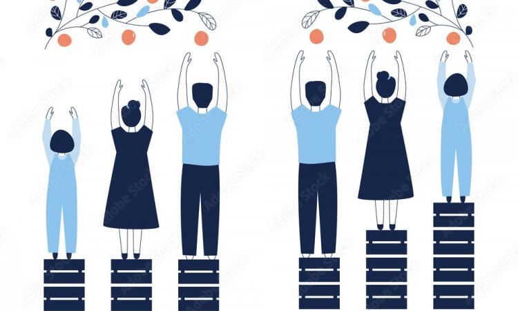 Equality and equity concept illustration (Image: juliabatsheva; publicdomainpictures.net)