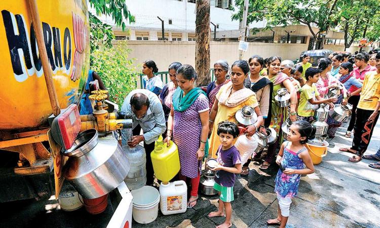 बीएमसी ने पानी कटौती की घोषणा की,फोटो-DNA