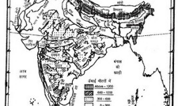 भारत का भौगोलिक मानचित्र
