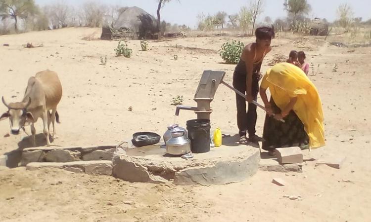 single hand pump for 50 families
