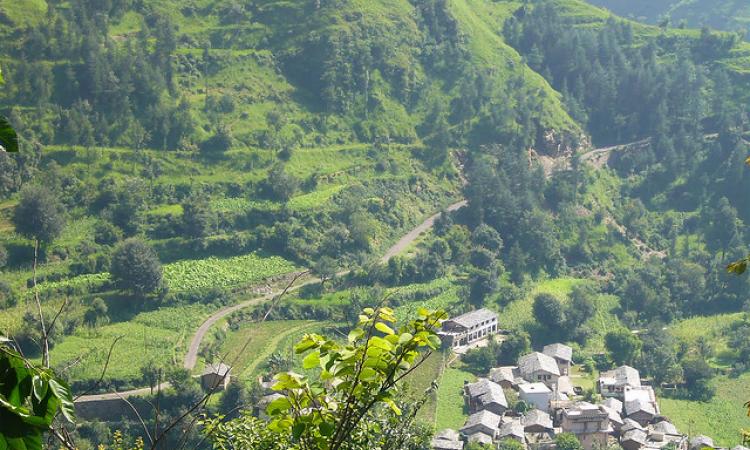 Irrigation in hills