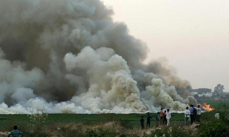 bellandur lake caught fire