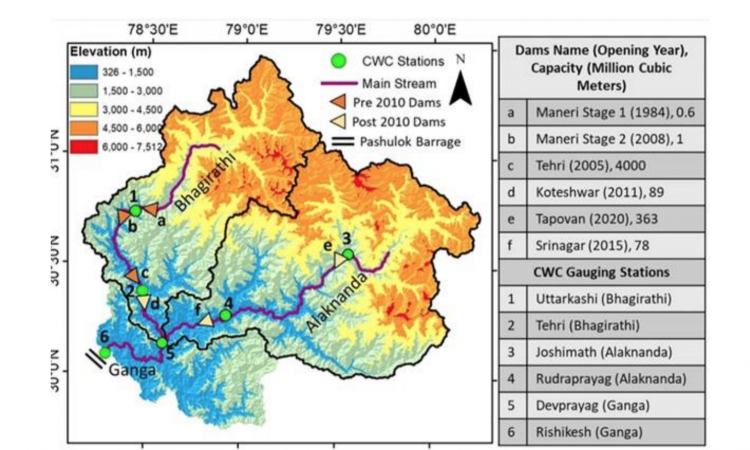 गंगा बेसिन में बाढ़ की घटनाओं में वृद्धि