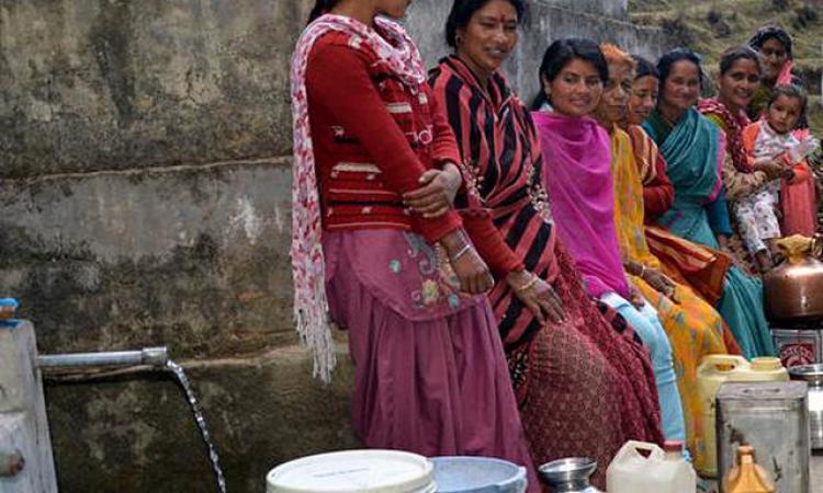 women and water