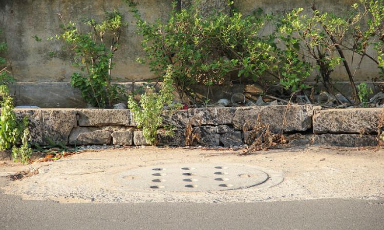 Recharge well constructed in Chennai