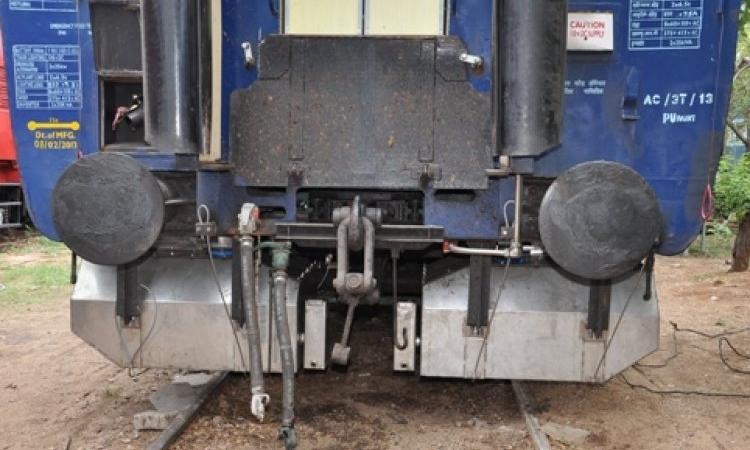 A rail coach fitted with bio toilet. (Source: India Railway Info)