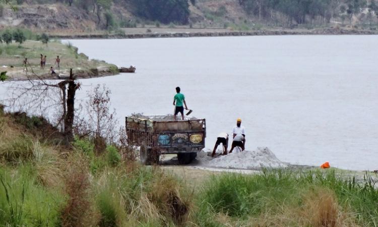 Illegal mining affects the natural course of the river, its flood-regulation capacity and the groundwater levels.