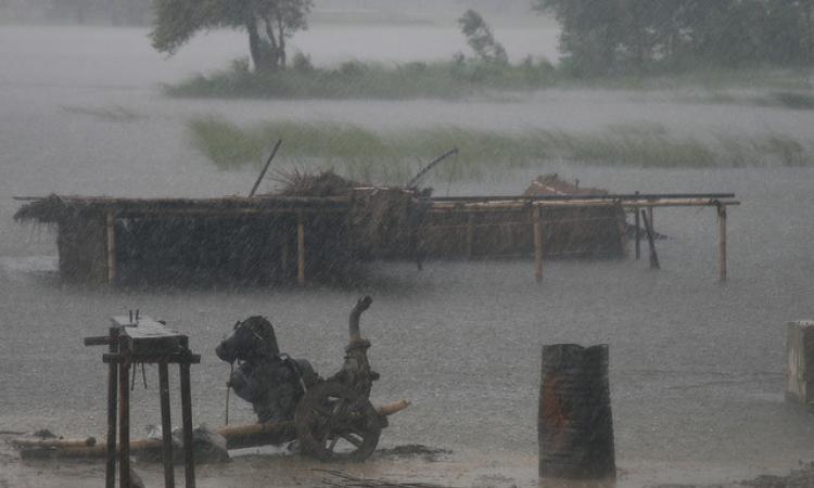 Heavy rainfall in Muzaffarpur, Bihar