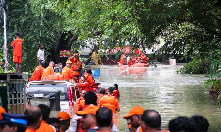 Chennai during the flood in 2015. (Source: IWP Flickr photos)