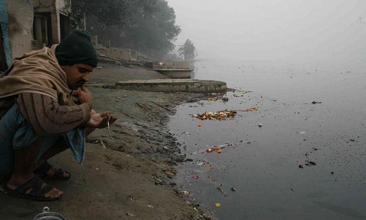 Yamuna river in Delhi