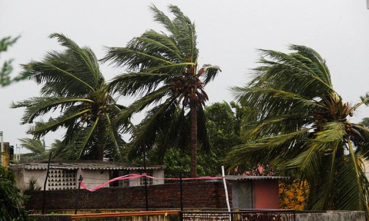 A file photo shows a severe cyclonic storm in progress. (Source: IWP Flickr photos)