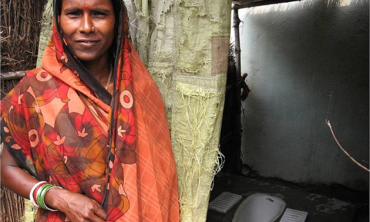 Toilet built under Nirmal Bharat Abhiyan