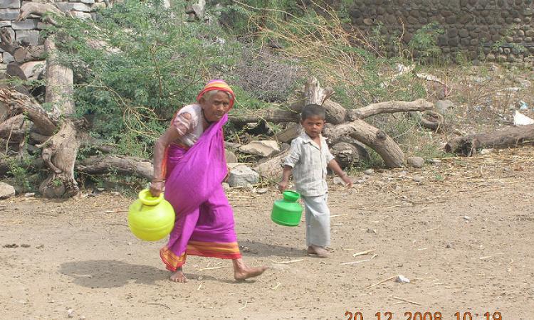 Water scarcity in rural India. (Source: IWP Flickr photos)