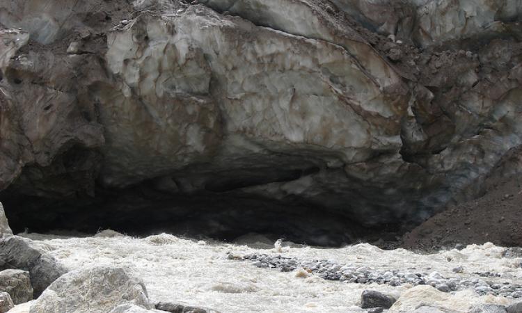 Bhagirathi river at its source, Gaumukh (Source: IWP Flickr Photo)