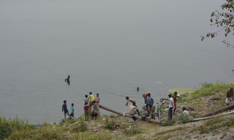 Polluted water in Sambalpur, Odisha