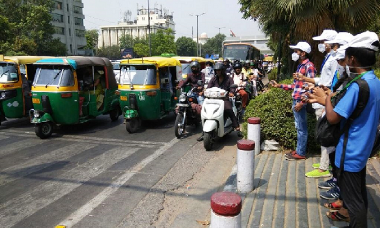 Team collects data for emission inventory. (Pic courtesy: ISW)