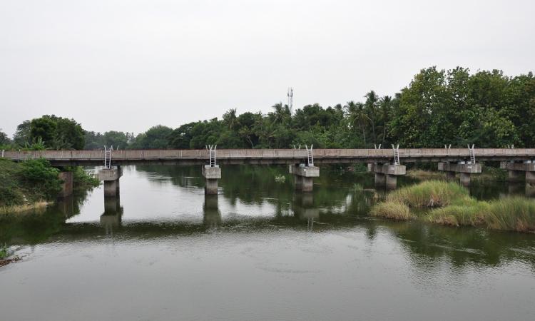 River transport project work in progress. (Source: India Water Portal)