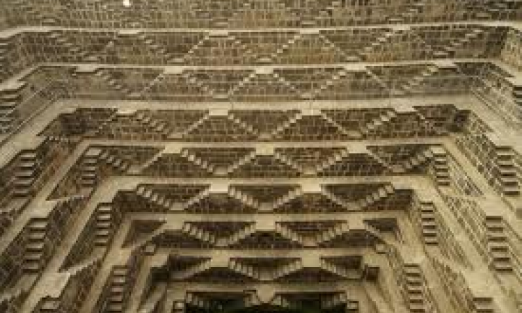 Chand bawdi, an ancient stepwell in Rajasthan