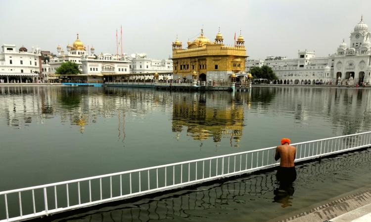 The holy sarovar around the Golden Temple