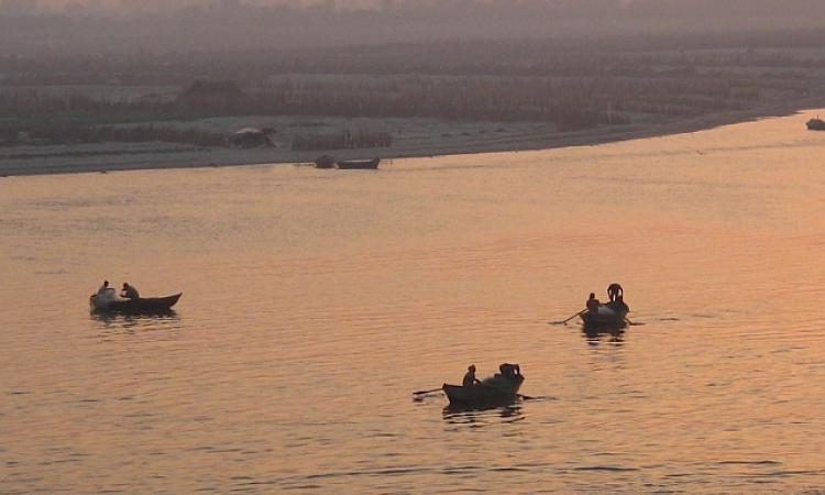 The Ganga at sunset