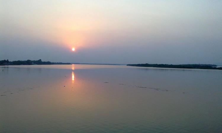 Krishna river near Vijayawada (Source: Bhanutpt)