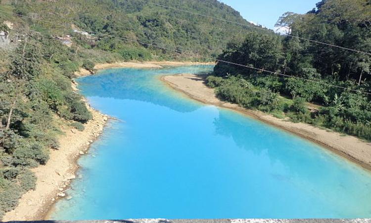 The Lukha river in Meghalaya. (Source: Wikimedia Commons)