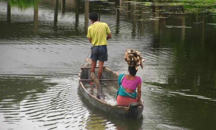 Floods in Majuli Assam (Image: Mitul Baruah)