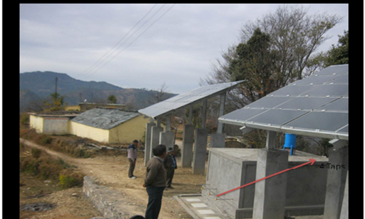 Sunshine water for Chureddhar Village, Uttarakhand