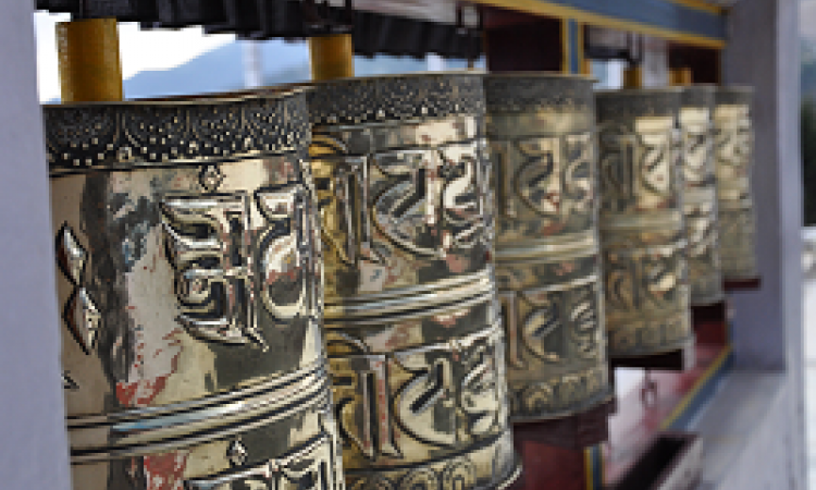 Prayer wheels,Tawang