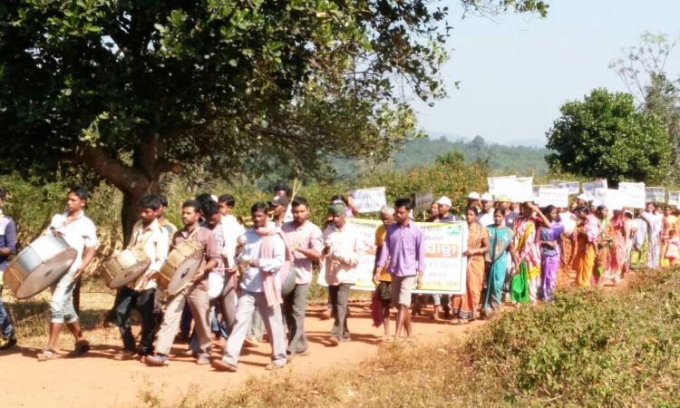 Rally on nutrition awareness by Jeebika Suraksha Manch, Odisha (Source: Amir Khan)