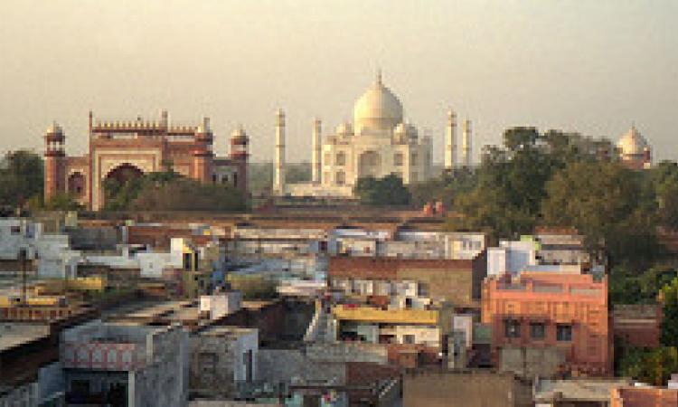 Overlooking the Taj