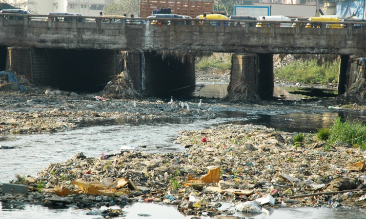 Oshiwara river in Mumbai