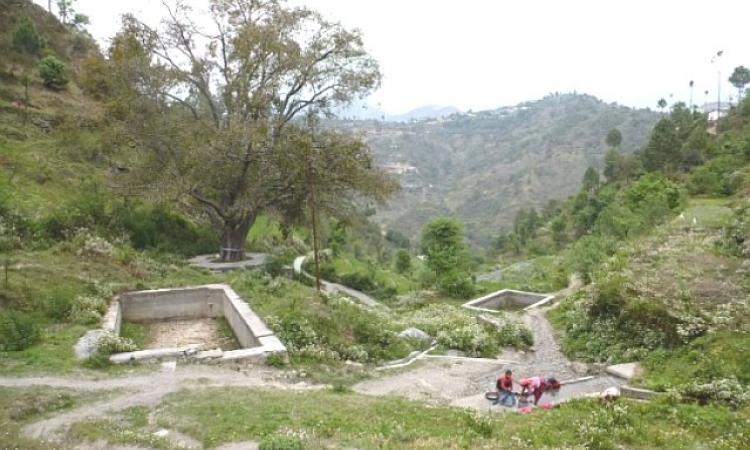 Tanks and canals form the water supply system in a remote Uttarakhand village. (Image source: Chicu Lokgariwar)